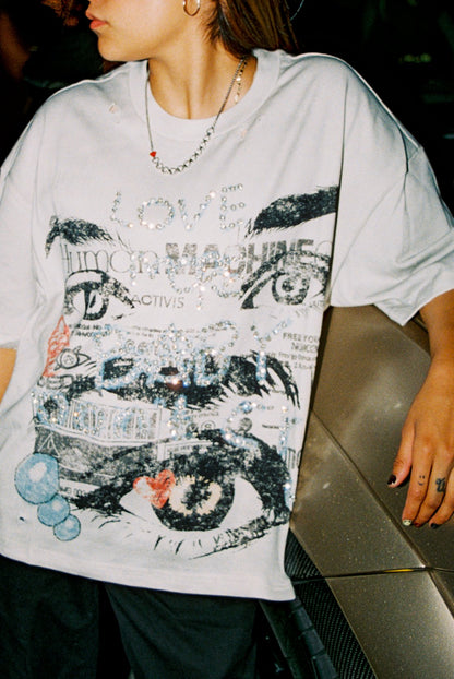 FREE YOUR MIND WHITE TEE